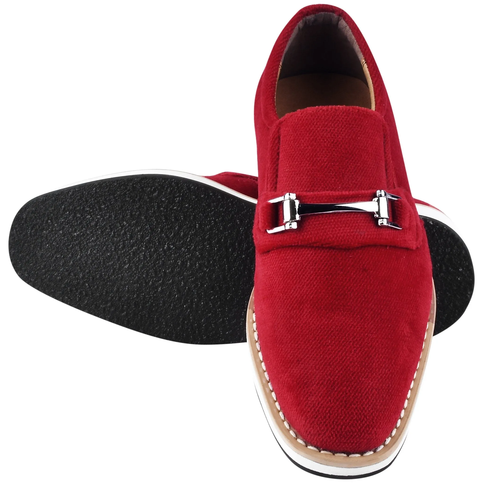 Rachel Kids Velvet Buckle semi casual Loafer