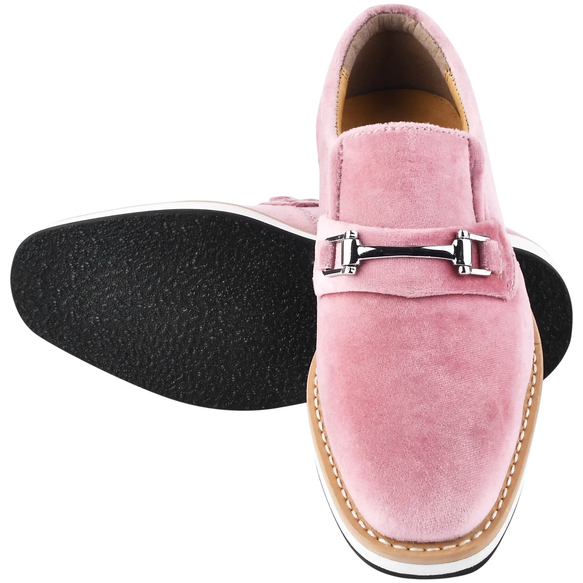 Rachel Kids Velvet Buckle semi casual Loafer