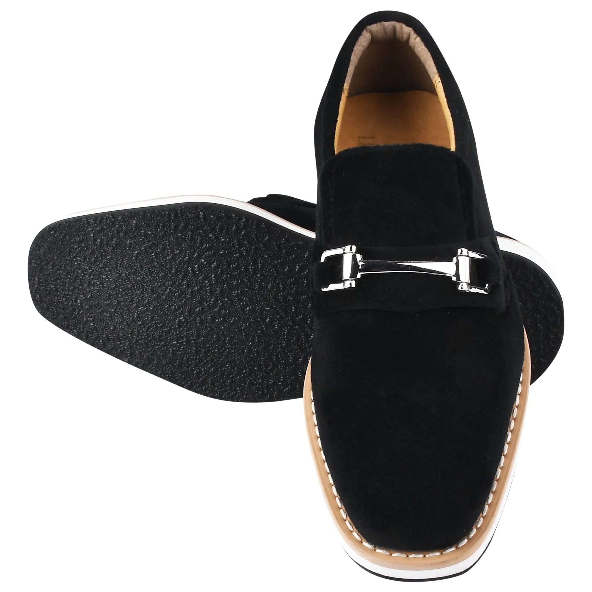 Rachel Kids Velvet Buckle semi casual Loafer