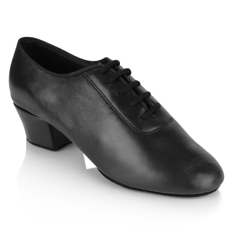 Ray Rose 451 Lightning Black Leather Boy's Latin Dance Shoe