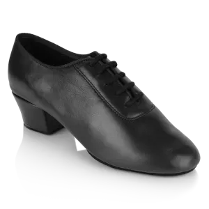 Ray Rose 451 Lightning Black Leather Boy's Latin Dance Shoe