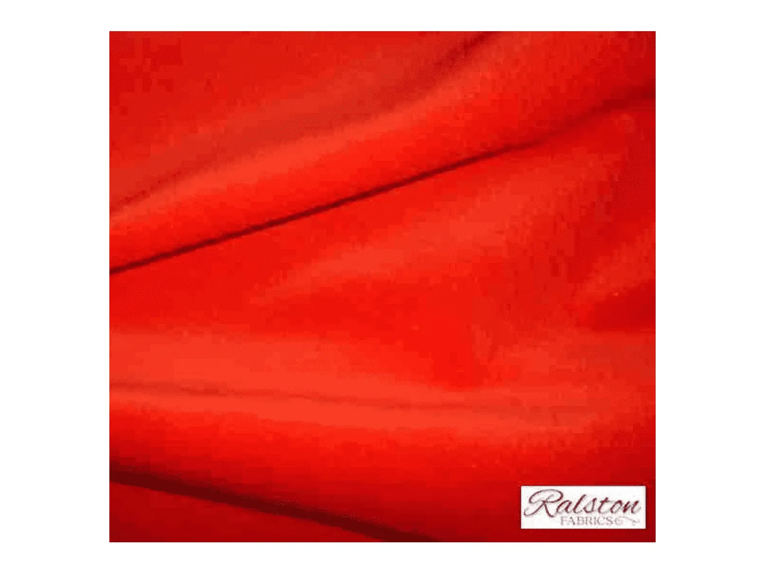 RED - Cotton Dressmaking Velvet / Velveteen - Postbox, Father Christmas