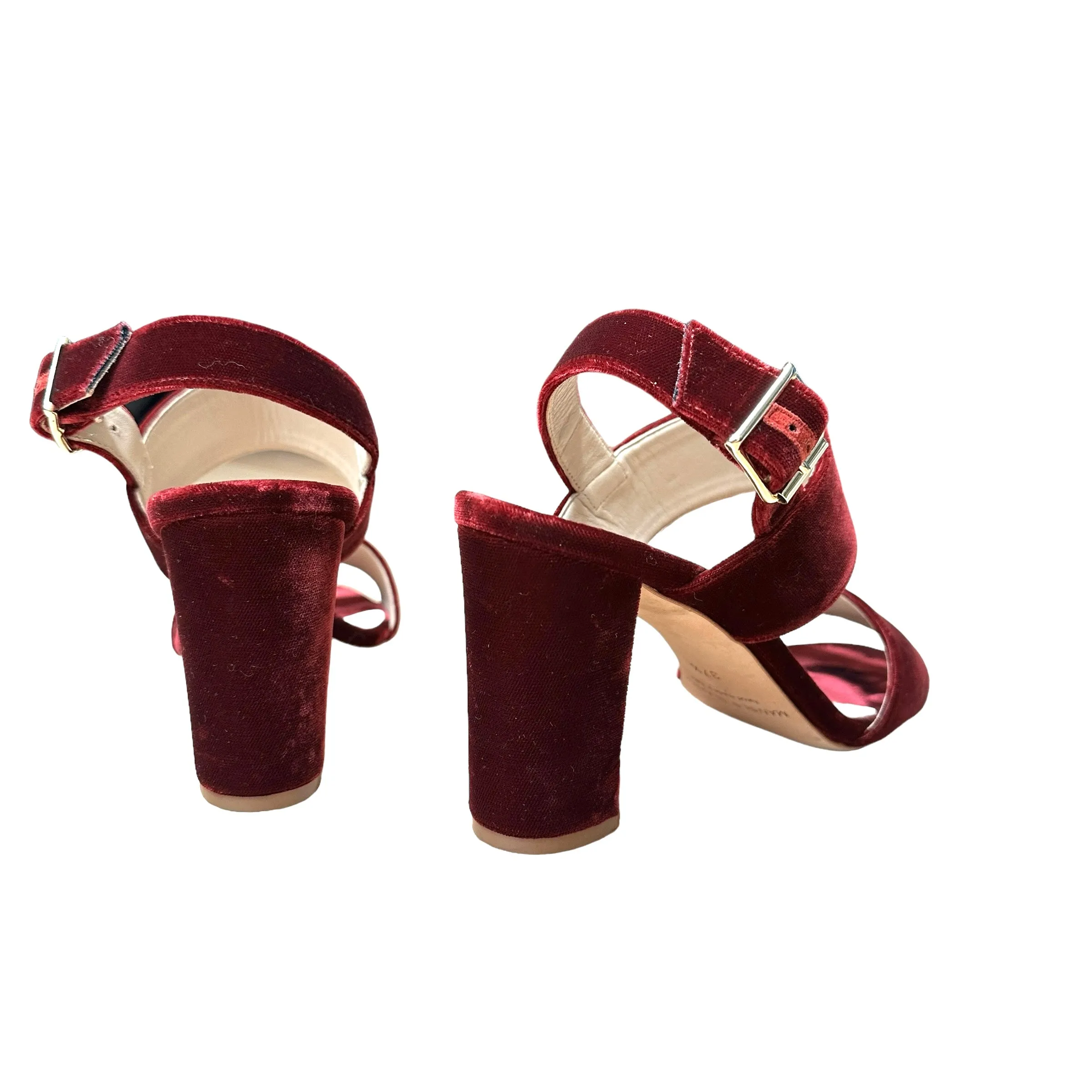 Red Velvet Heels - 7.5