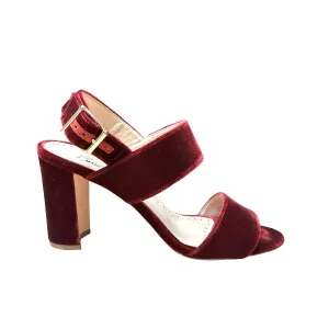 Red Velvet Heels - 7.5