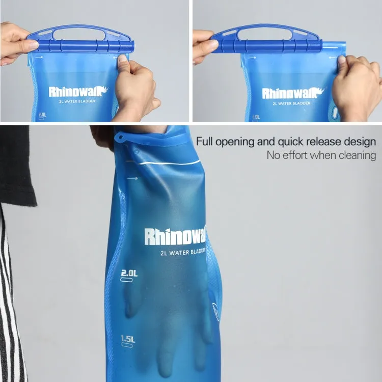 Rhinowalk Cycling Water Bag 2L/3L Full Opening Outdoor Drinking Water Bag Drinking Equipment, Colour: RK18103 blue 3L