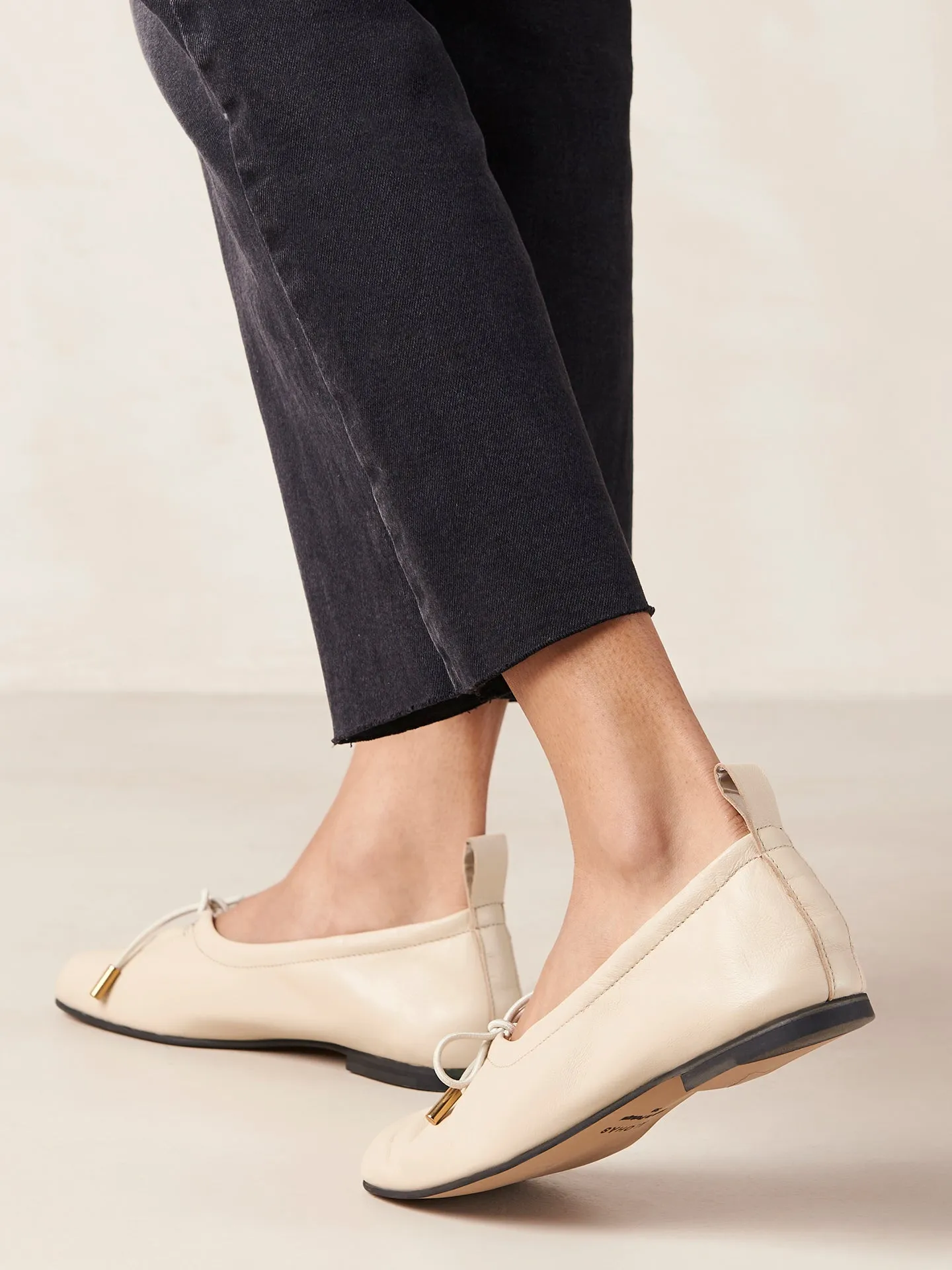 Rosalind Ballet Flats - Cream