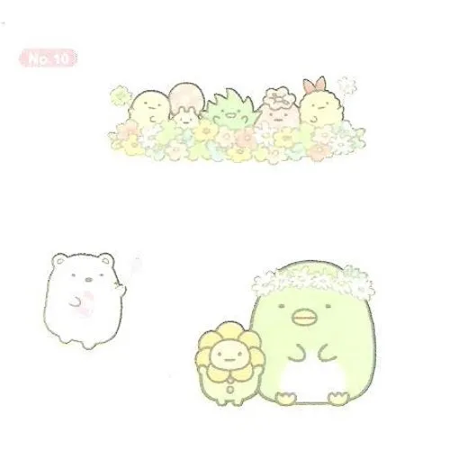 San-X Sumikko Gurashi Ensky Collectible Temporary Tattoo