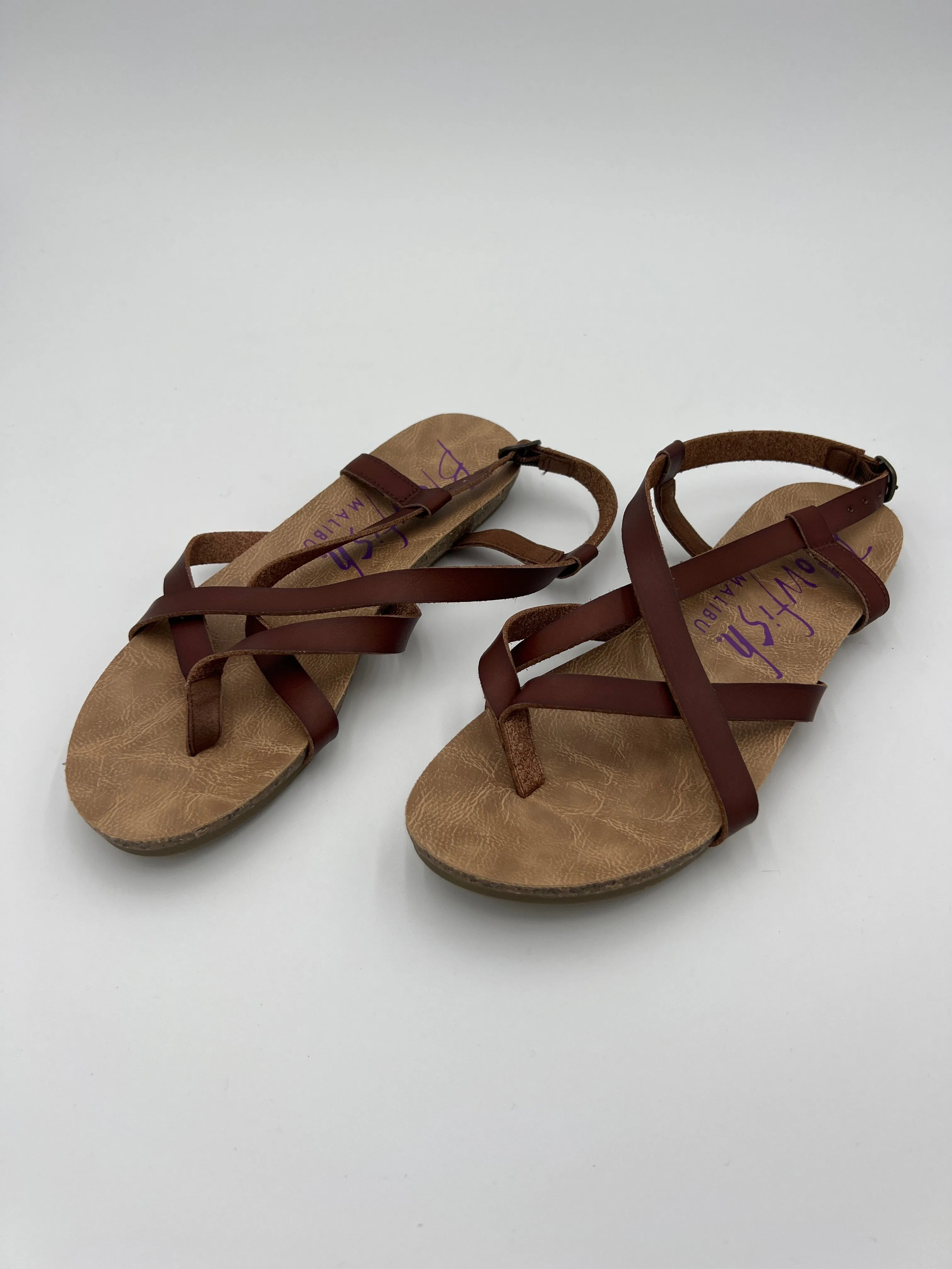 Sandals Flats By Blowfish In Brown, Size: 10