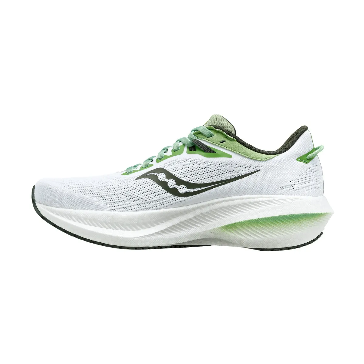 Saucony Triumph 21 Shoes White Green