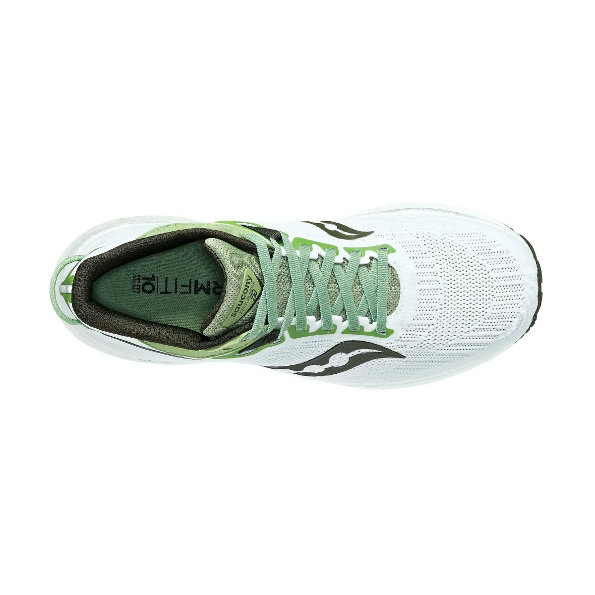 Saucony Triumph 21 Shoes White Green