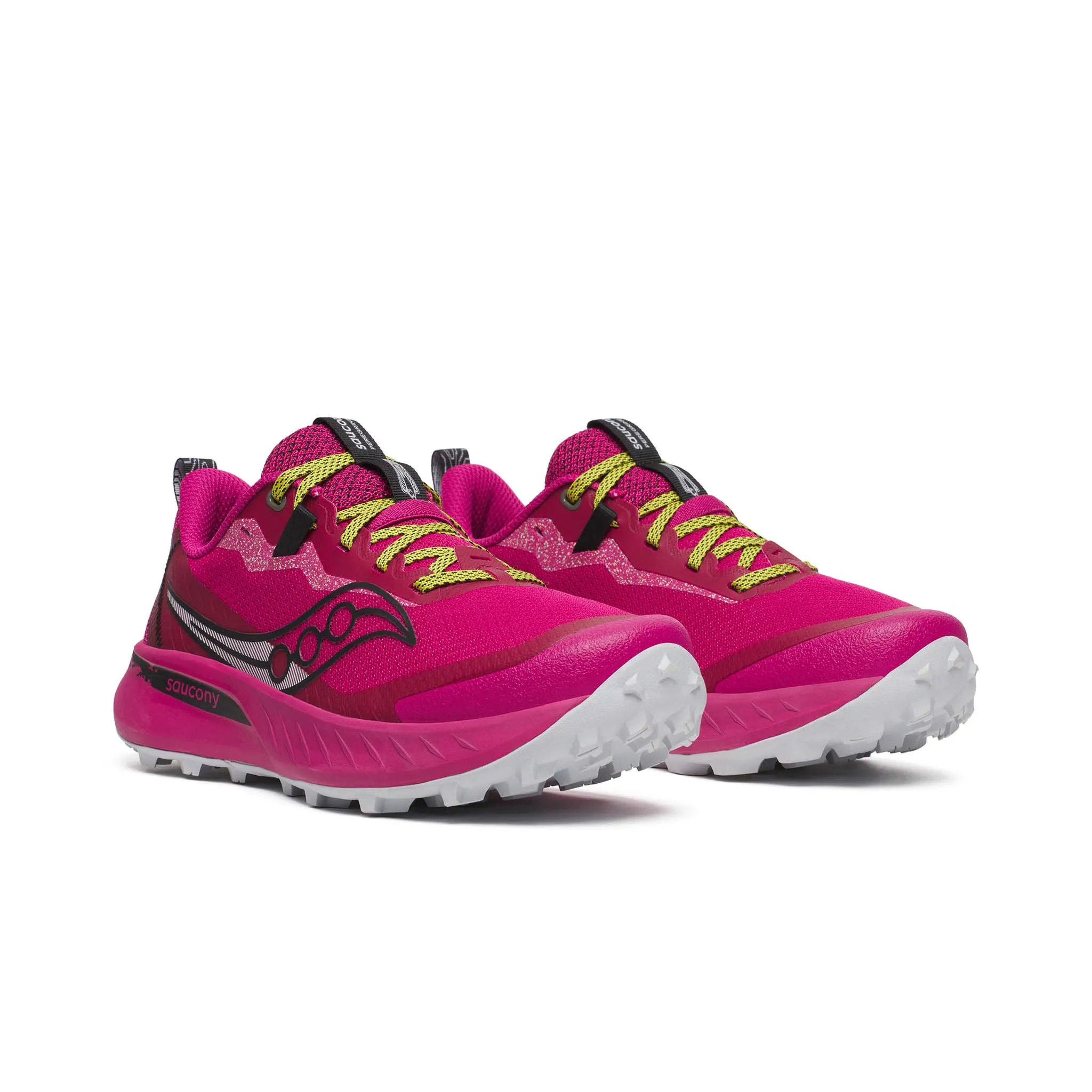 Saucony | Women's Peregrine 15 Running Shoes - Magenta/Black