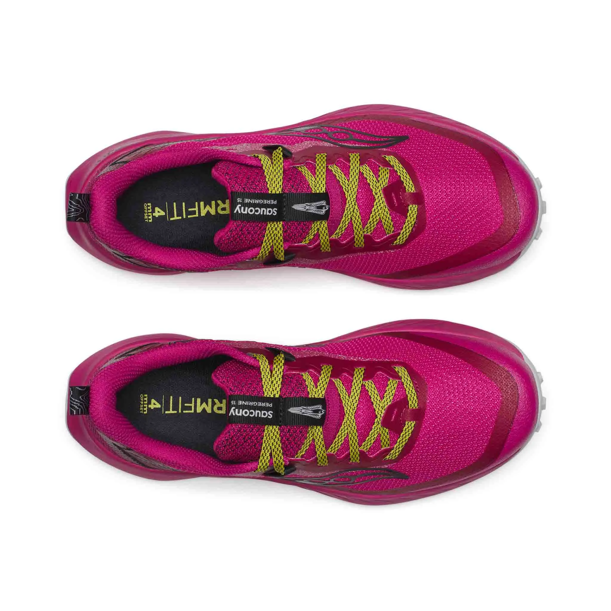 Saucony | Women's Peregrine 15 Running Shoes - Magenta/Black