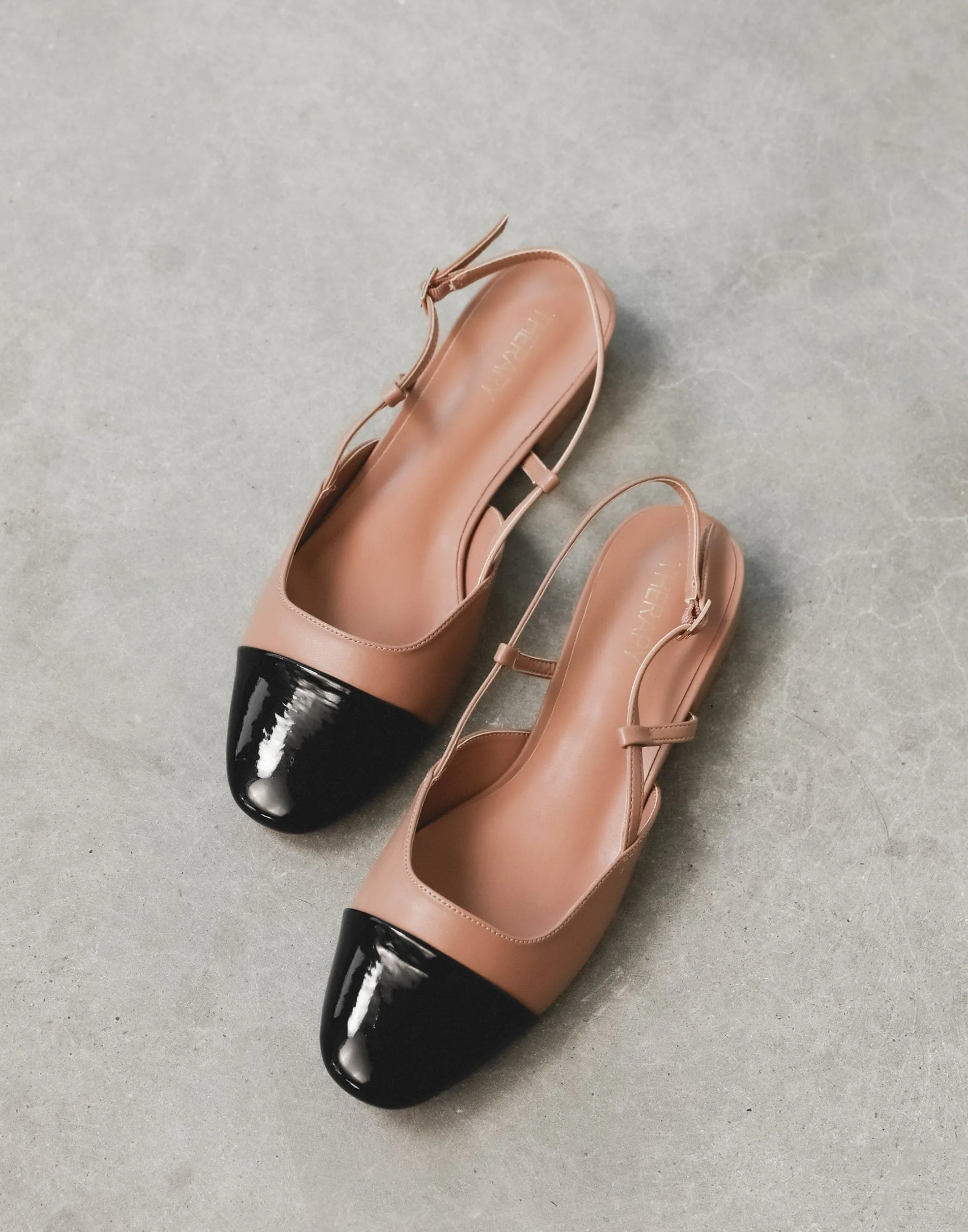 Selene Slingback Ballet (Caramel Smooth) - By Therapy