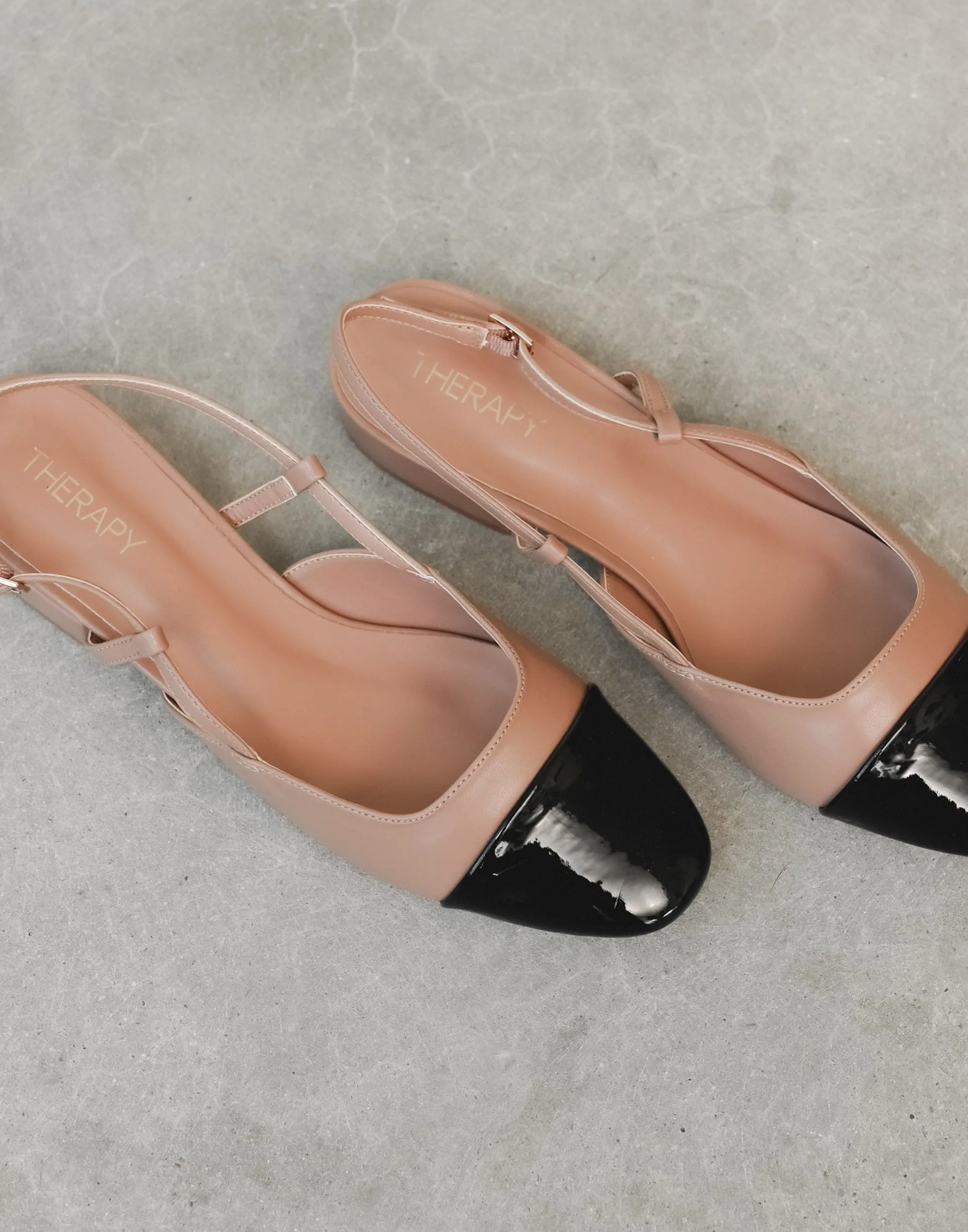 Selene Slingback Ballet (Caramel Smooth) - By Therapy