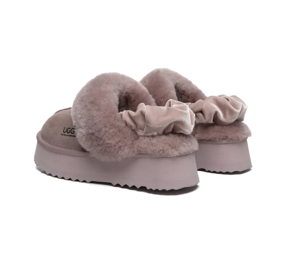 Slippers Removable Elastic Metal Connection Velvet Strap