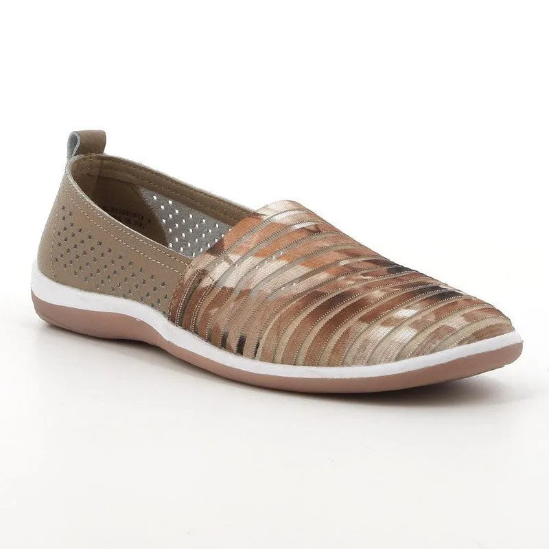 Soft style by Hush Puppies Soft Sonora Slip Multi - Taupe