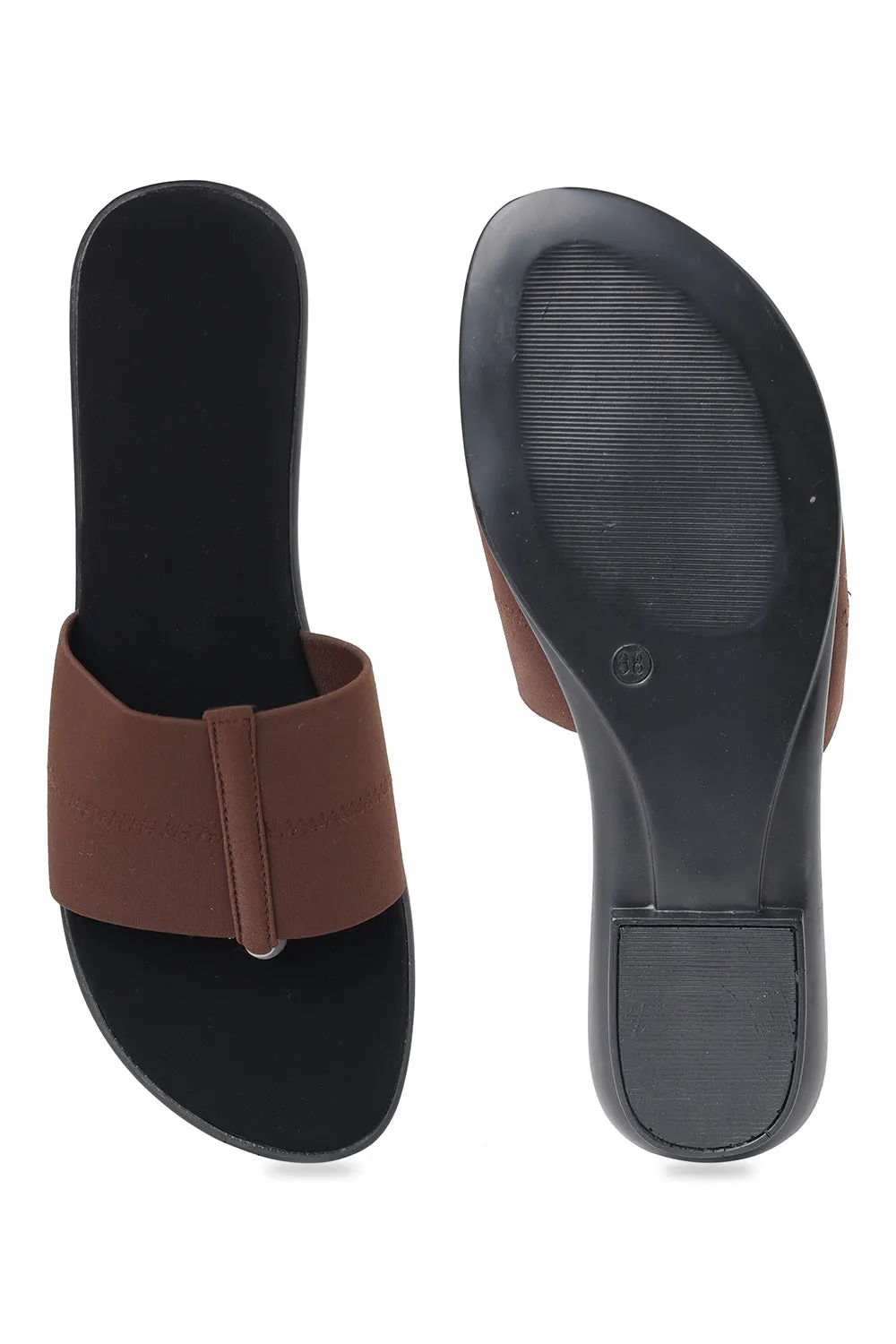 SOLES Toe Hold Comfy Flats