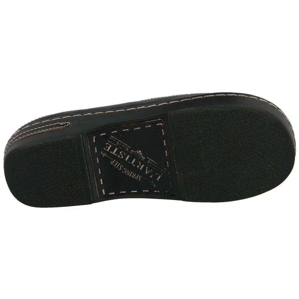 Spring Step Burbank Black Leather (Women's)