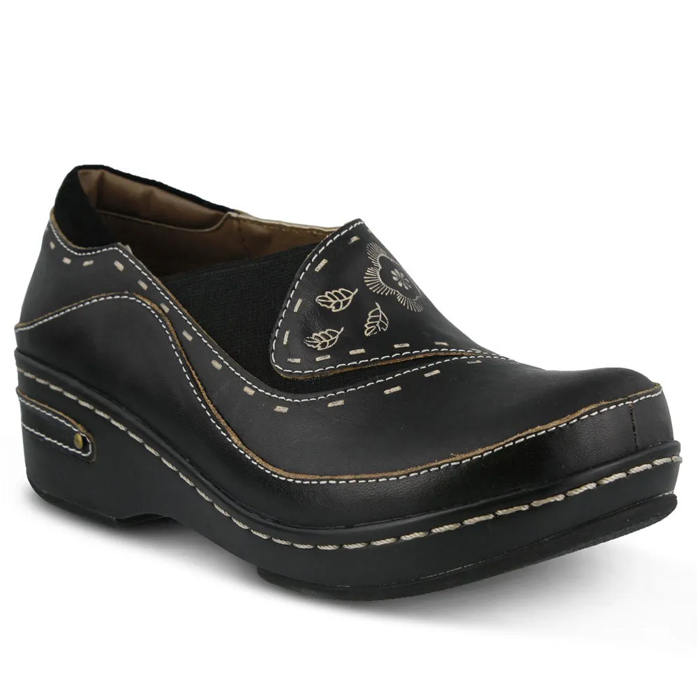 Spring Step Burbank Black Leather (Women's)