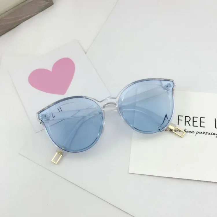 Sunglasses Retro Street Fashion Sun Glasses(Blue)