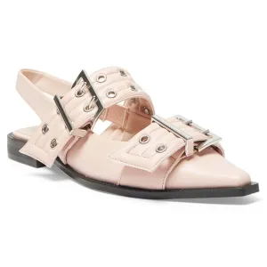 Suzie Flat in Blush Smooth