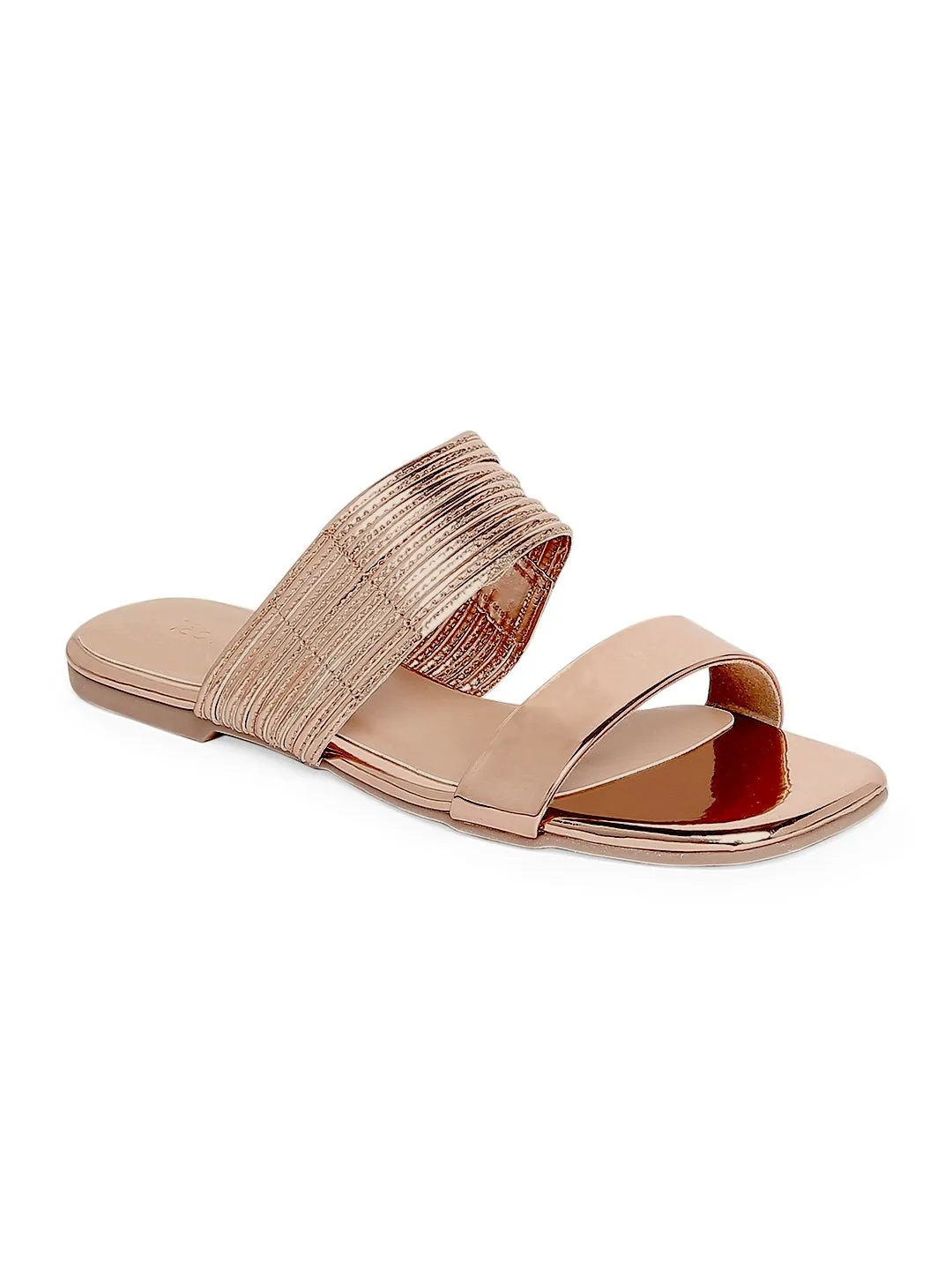 Tao Paris Joy 10016-01 Rose Gold Solid Flats