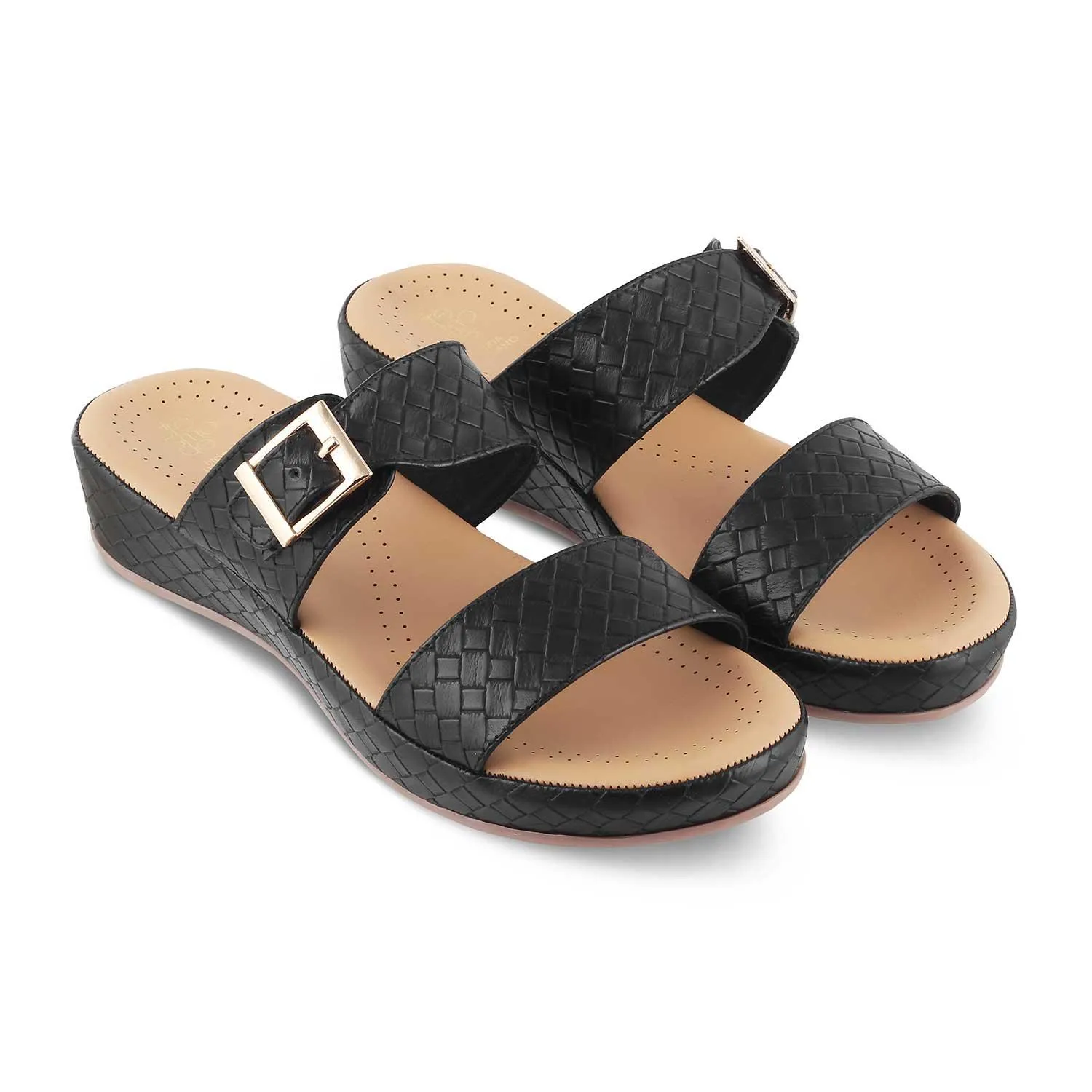 The Agros Black Women's Casual Flats Tresmode