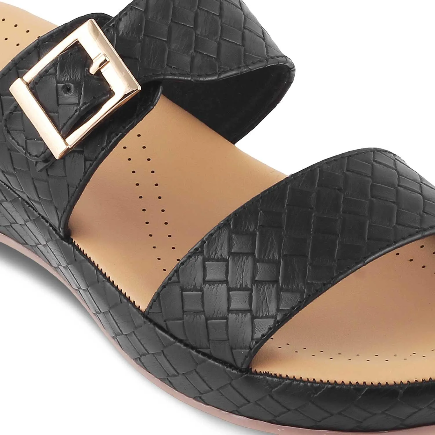 The Agros Black Women's Casual Flats Tresmode