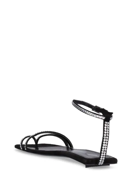 The Attico   5mm Isla suede flats sandals 