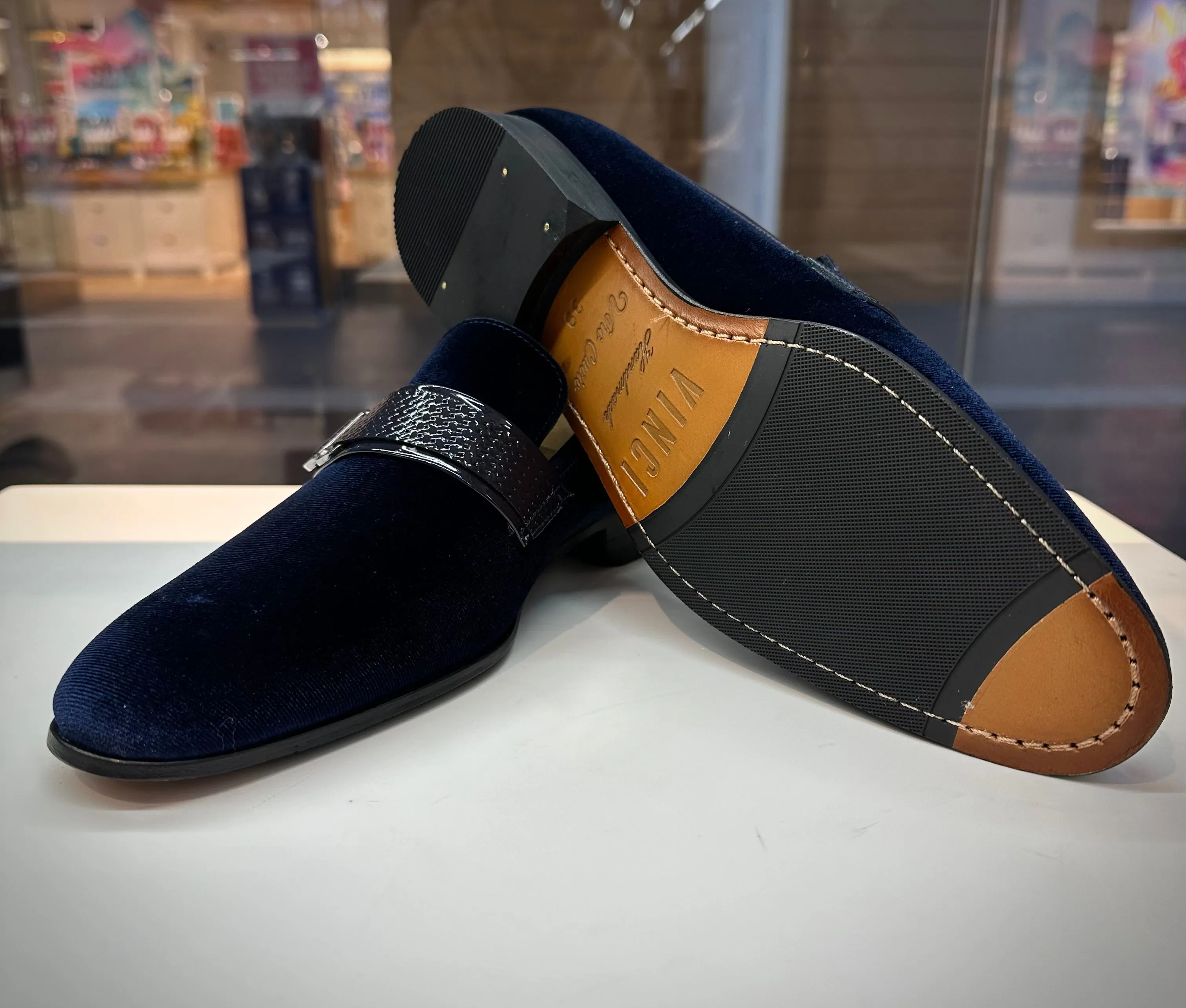 The Casaletti Navy Blue Bit Loafer Men Shoe