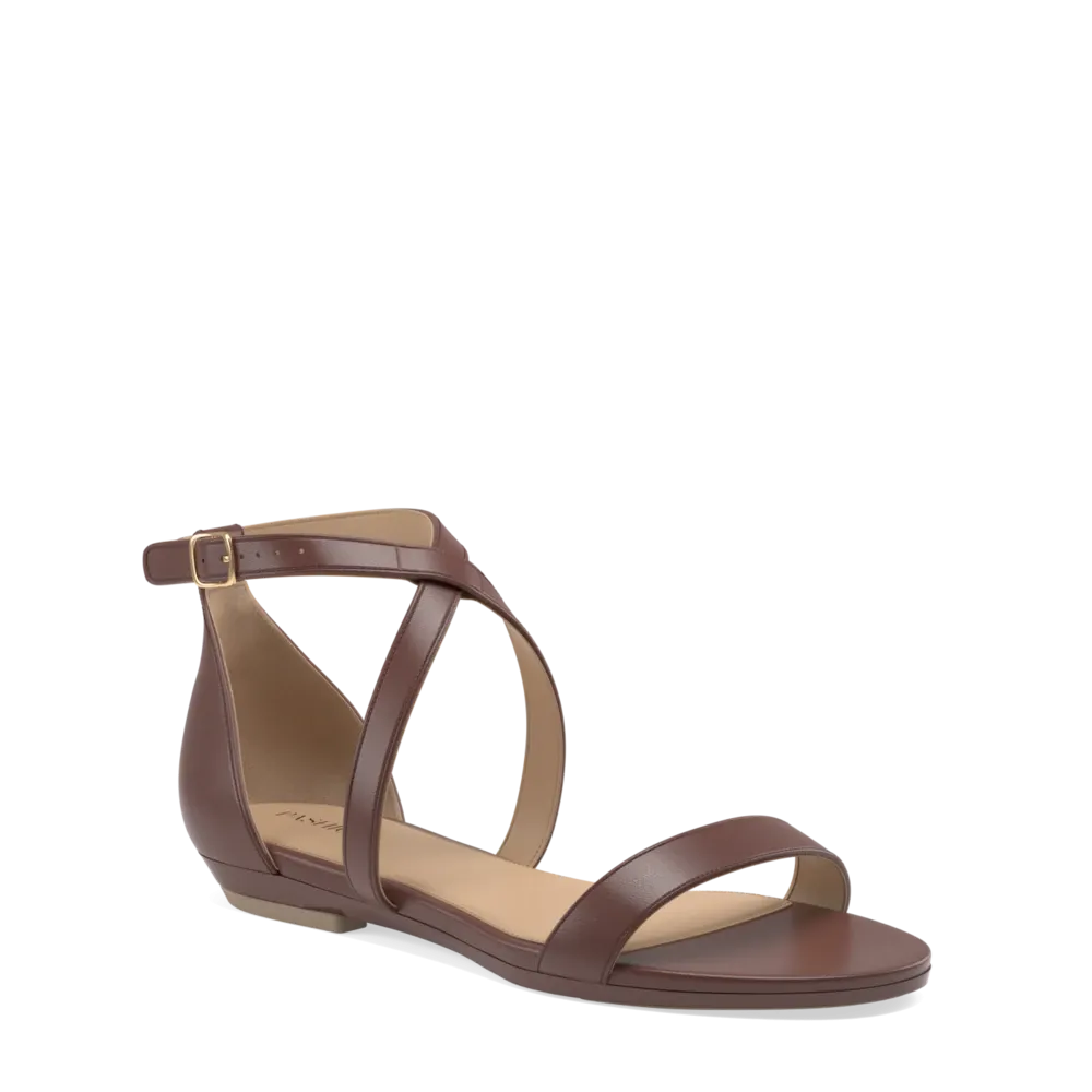 The Sandal - Walnut Leather - FINAL SALE