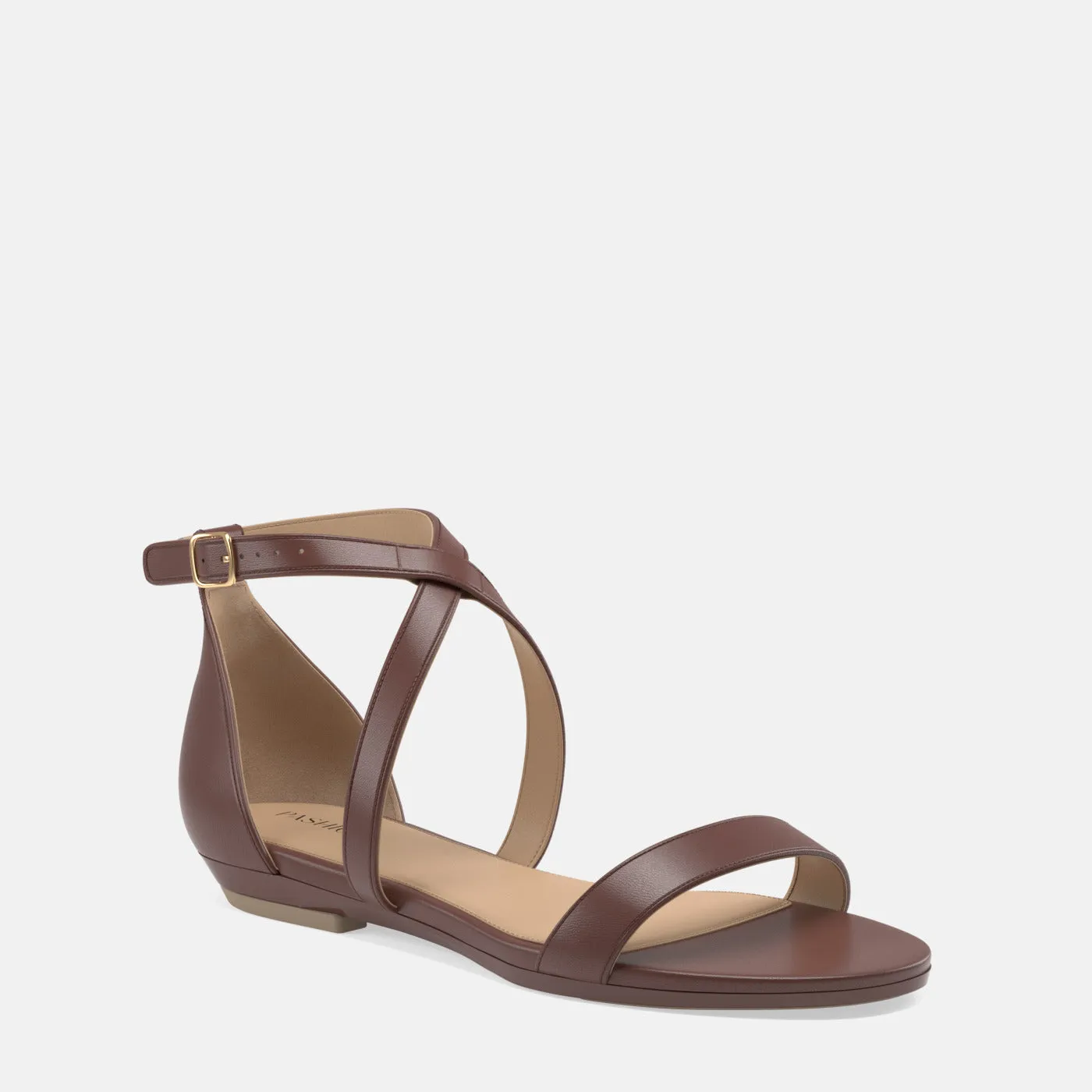 The Sandal - Walnut Leather - FINAL SALE