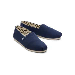 TOMS Alpargata 100% Cotton Men's Navy Espadrilles