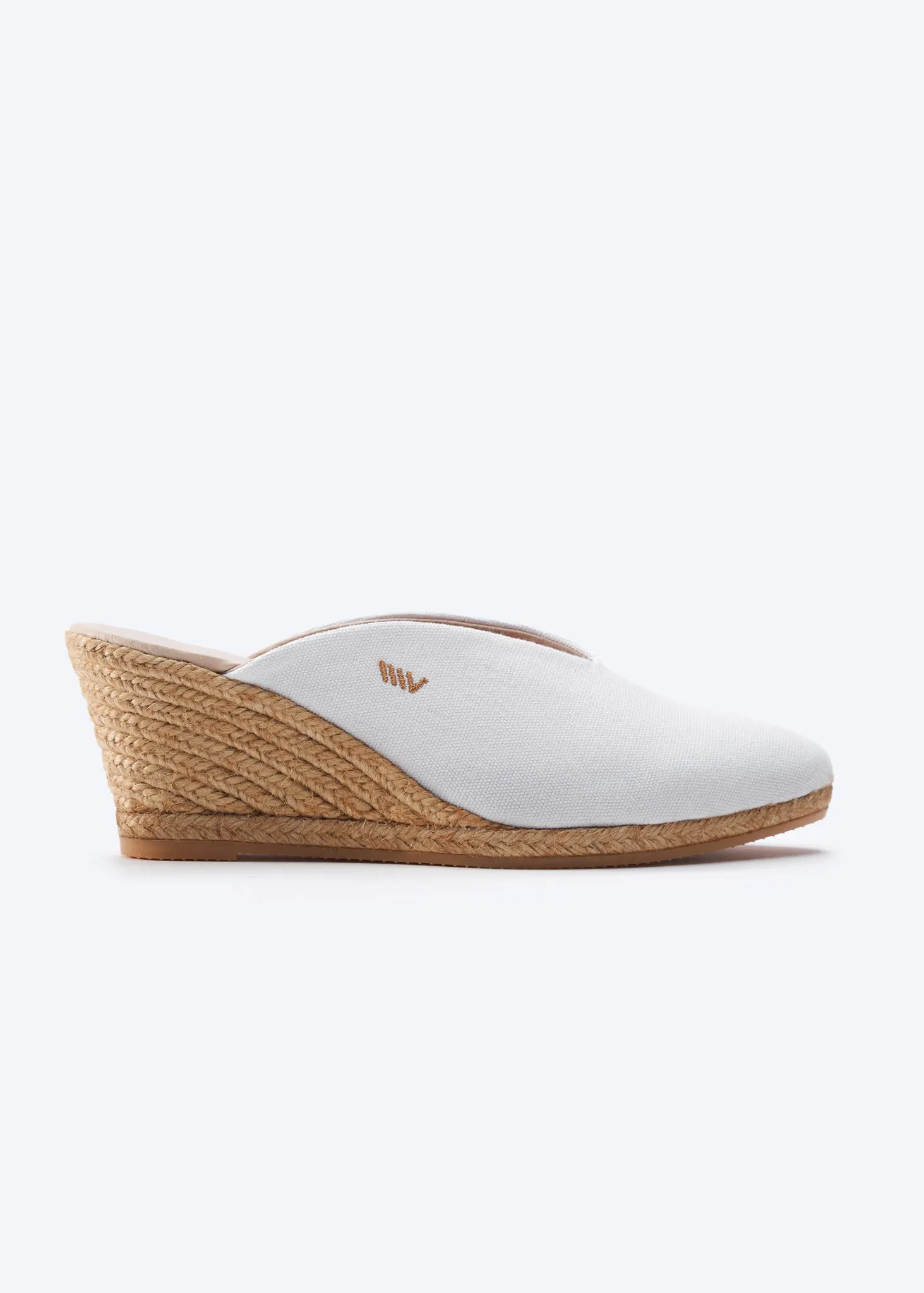 Truja Limited Edition Canvas Espadrille Mule Wedges