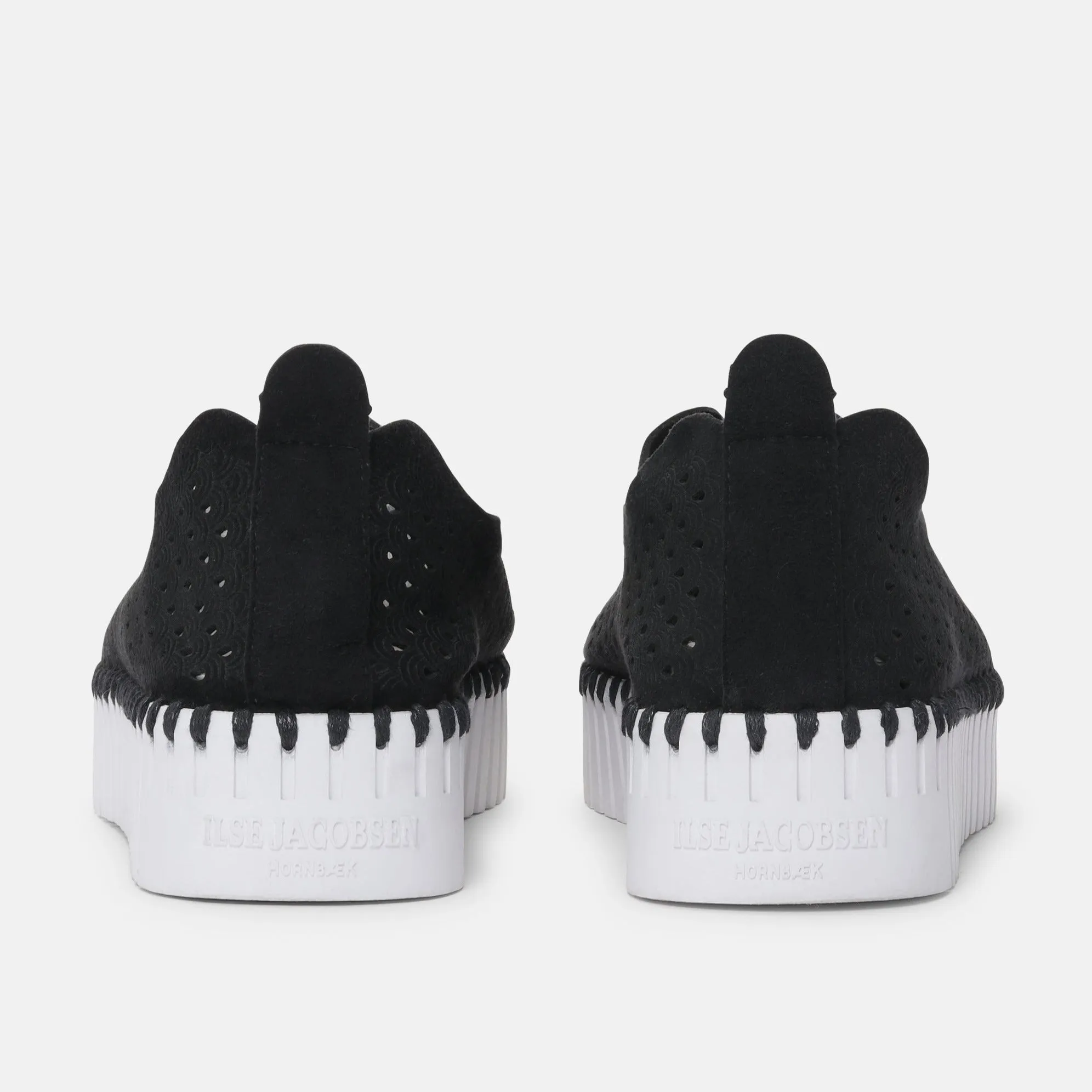 Tulip Slip On With Chunky Sole - Black