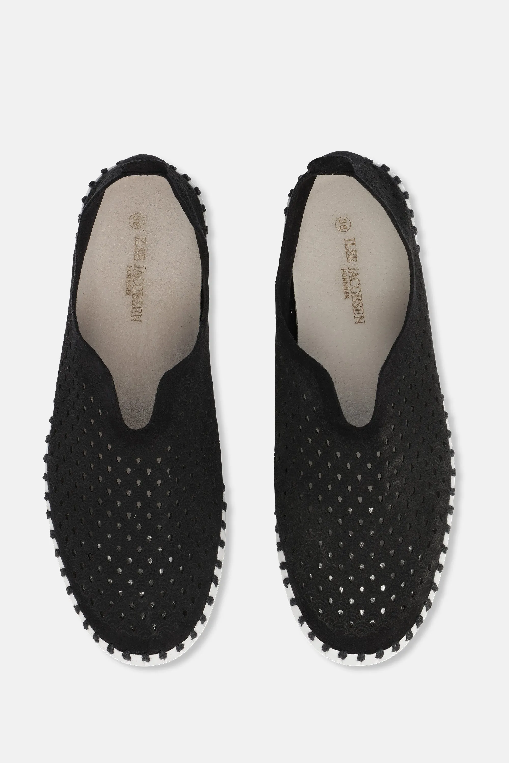 Tulip Slip On With Chunky Sole - Black