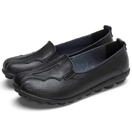 US Size 5-11 Round Toe Soft Sole Slip On Flat Loafers