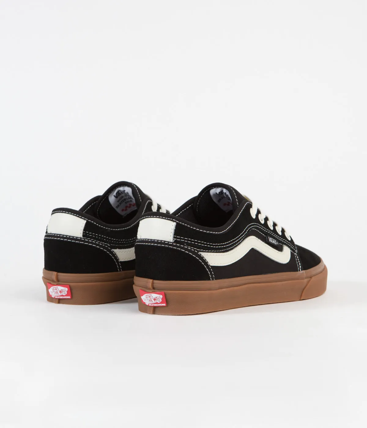 Vans Chukka Low Sidestripe Shoes - Black / Gum