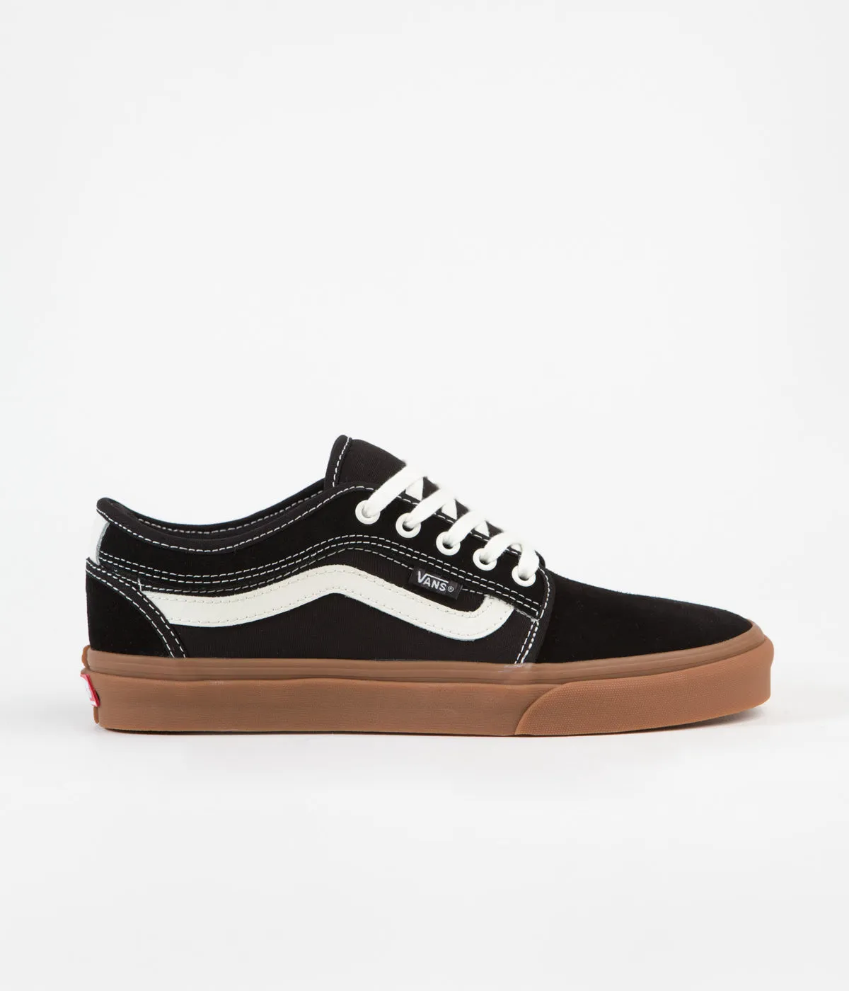 Vans Chukka Low Sidestripe Shoes - Black / Gum