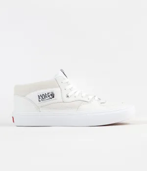 Vans Half Cab Pro Shoes - (Leather) White