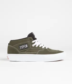 Vans Skate Half Cab Shoes - Dark Olive