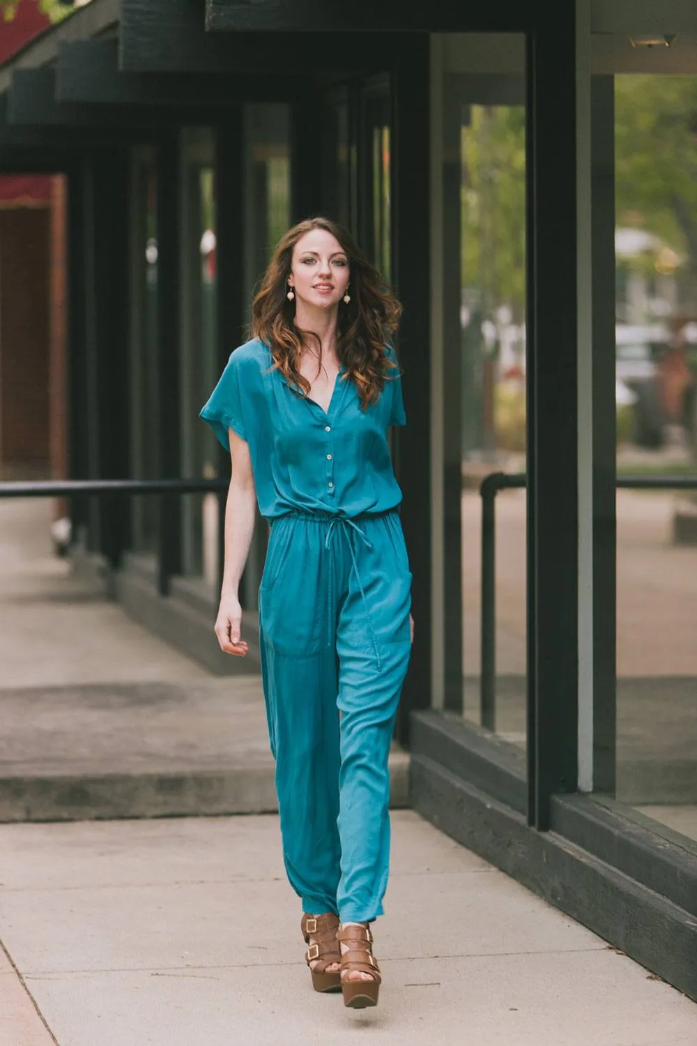 Velvet by Graham & Spencer  Cassia Rayon Challis Jumpsuit