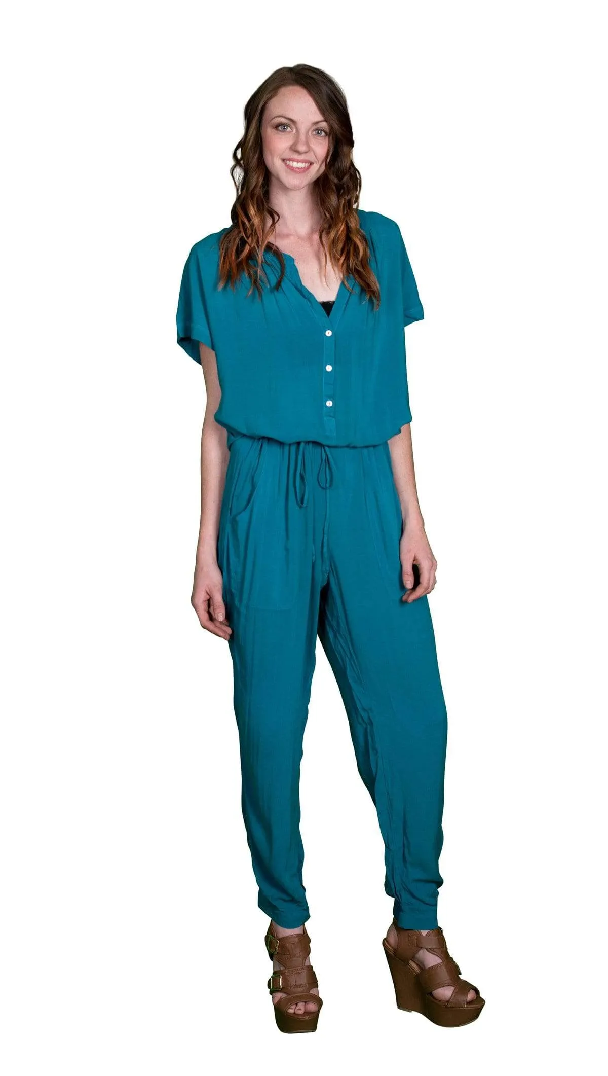 Velvet by Graham & Spencer  Cassia Rayon Challis Jumpsuit