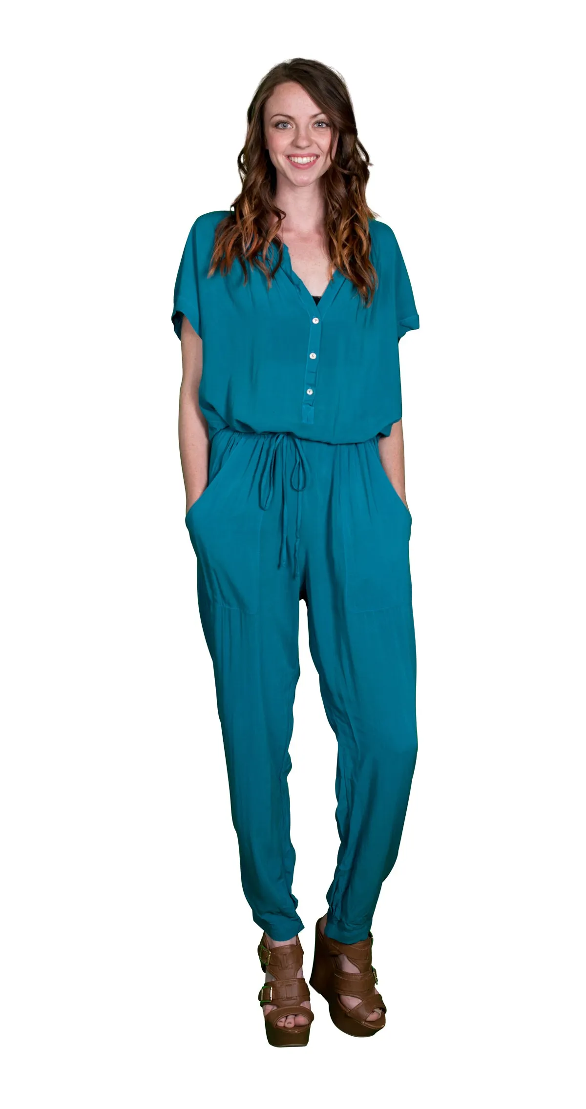 Velvet by Graham & Spencer  Cassia Rayon Challis Jumpsuit