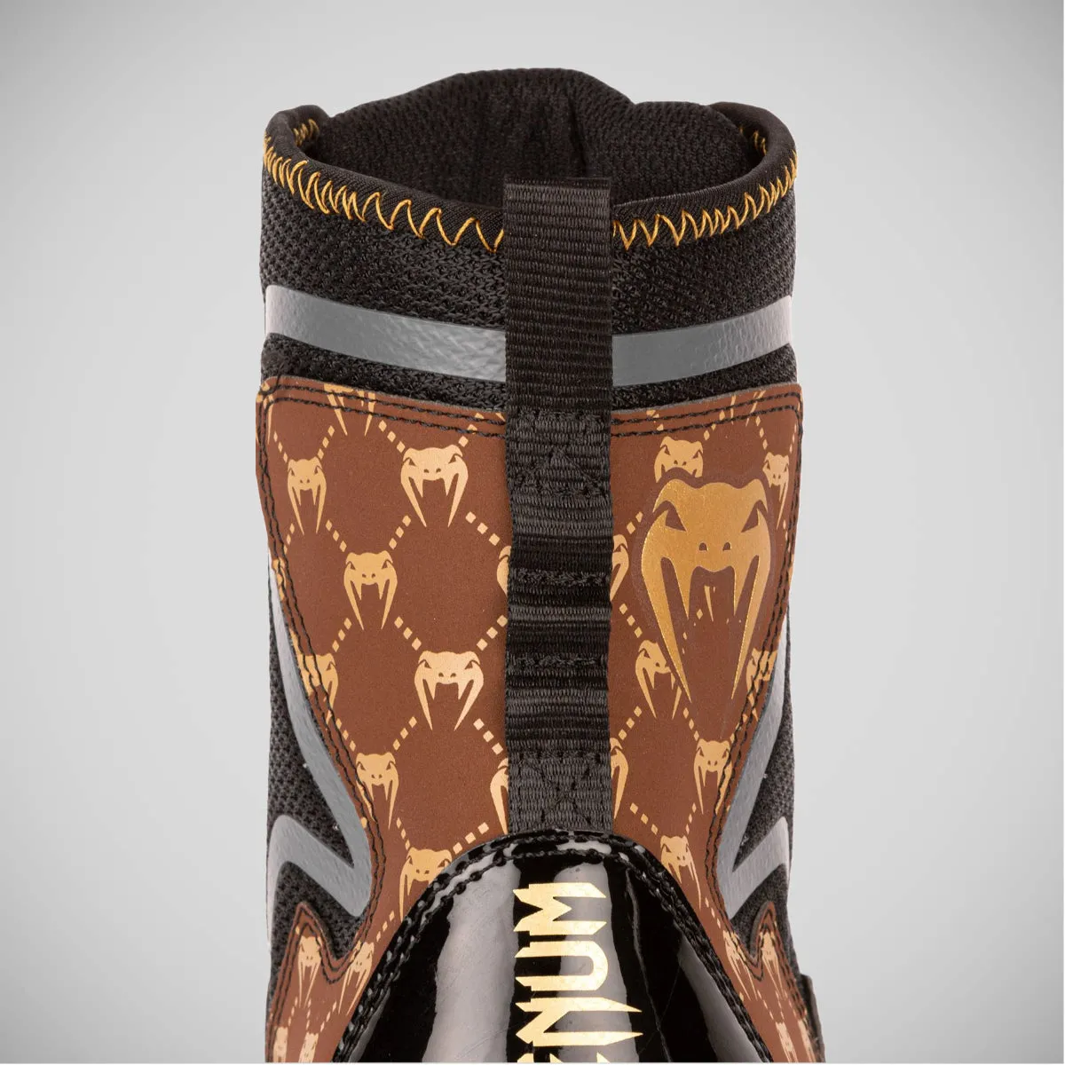 Venum Elite Evo Boxing Shoes Black/Brown