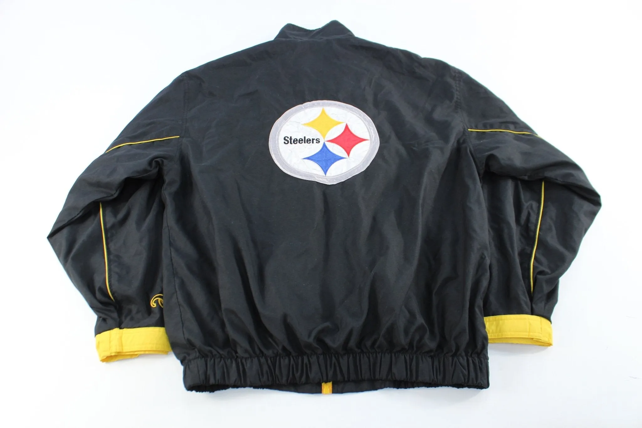 Vintage Pittsburgh Steelers Embroidered Logo Zip Up Jacket