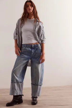 We The Free Olsen Cuffed Barrel Jeans