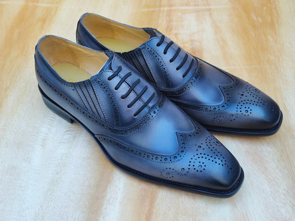 Wingtip Slip-on Oxford