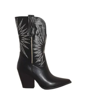 Womens Shoes Style Emersyn - Starburst Embroidery Boots