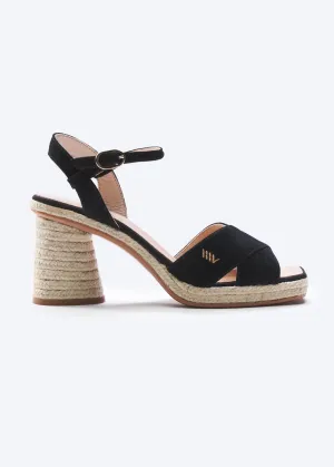 Xelida Suede Espadrille Sandal Heels